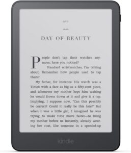 Amazon Kindle Paperwhite e-reader with a 7 inch display