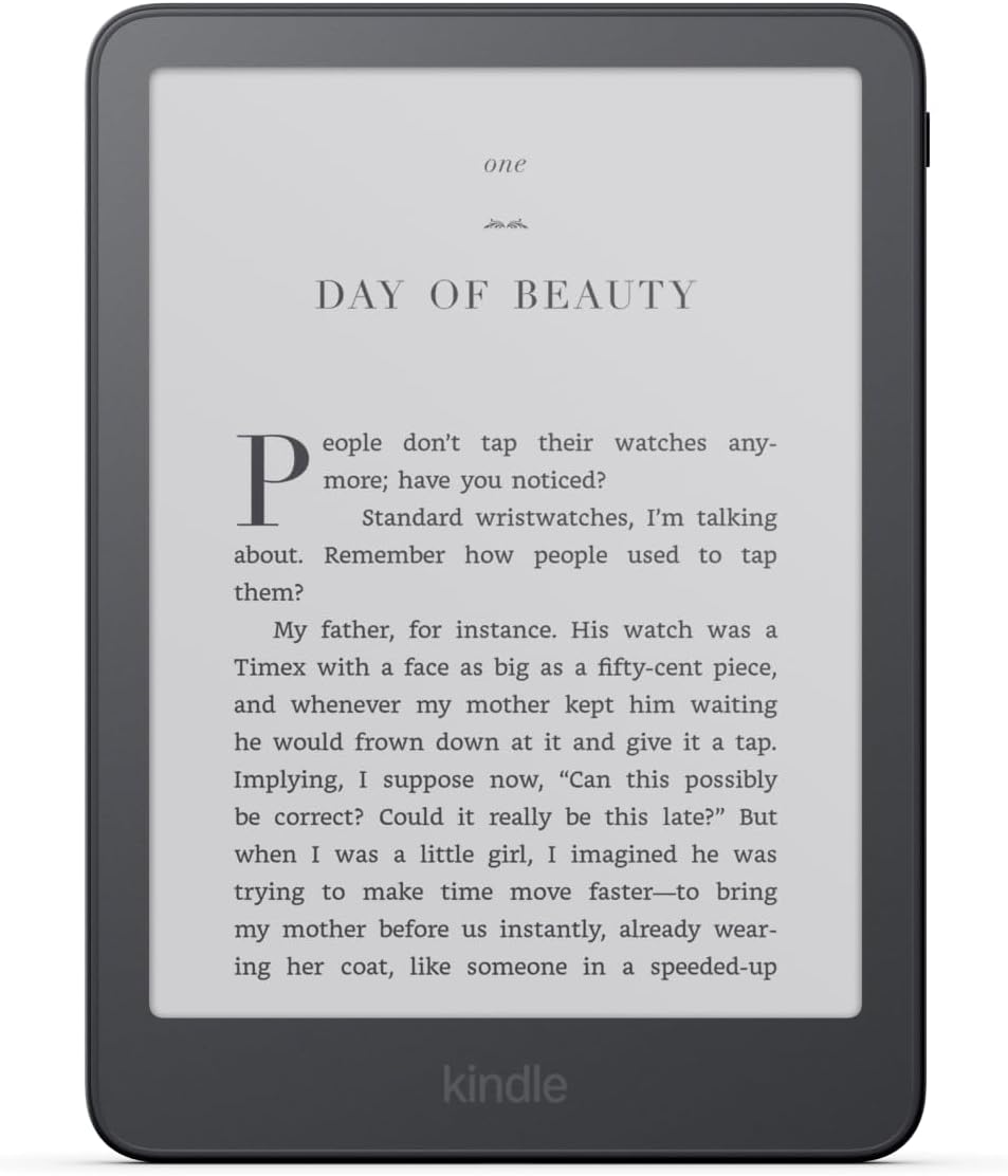 Amazon Kindle Paperwhite e-reader with a 7 inch display