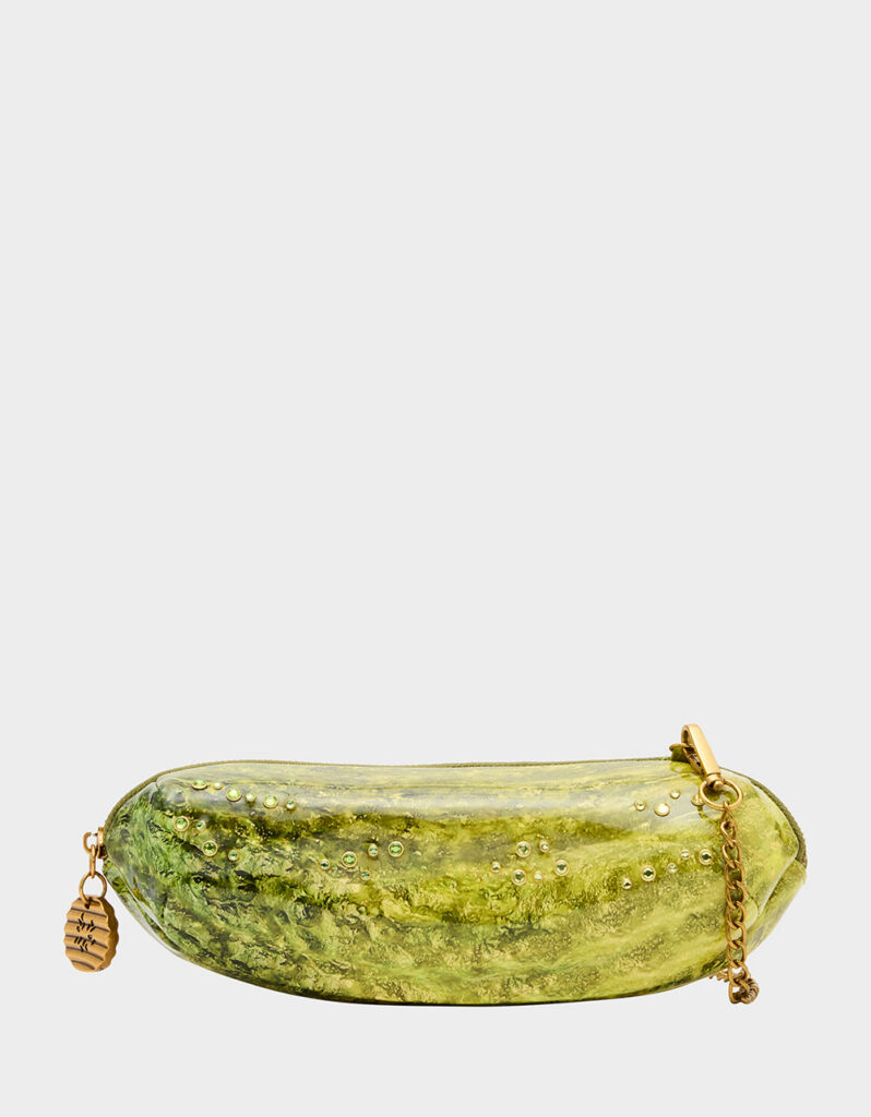 Betsey Johnson A Big Dill Pickle Crossbody