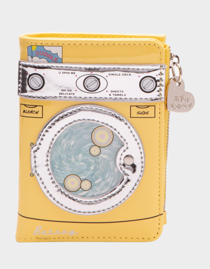 Betsey Johnson Spin Me Washing Machine Bifold Wallet