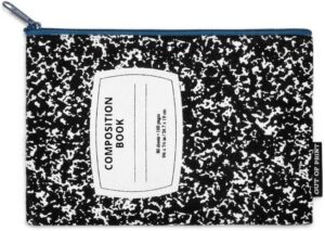 Out of Print composition notebook zipper pouch