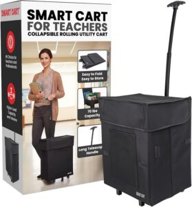 dbest products Smart Cart Rolling Multipurpose Collapsible Basket